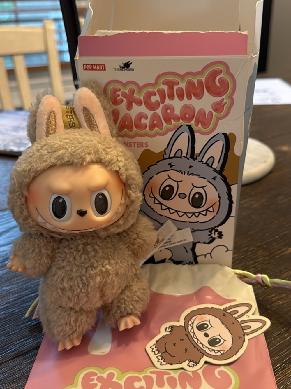 Pop Mart Macaron Labubu — Toffee Stuffed Animal